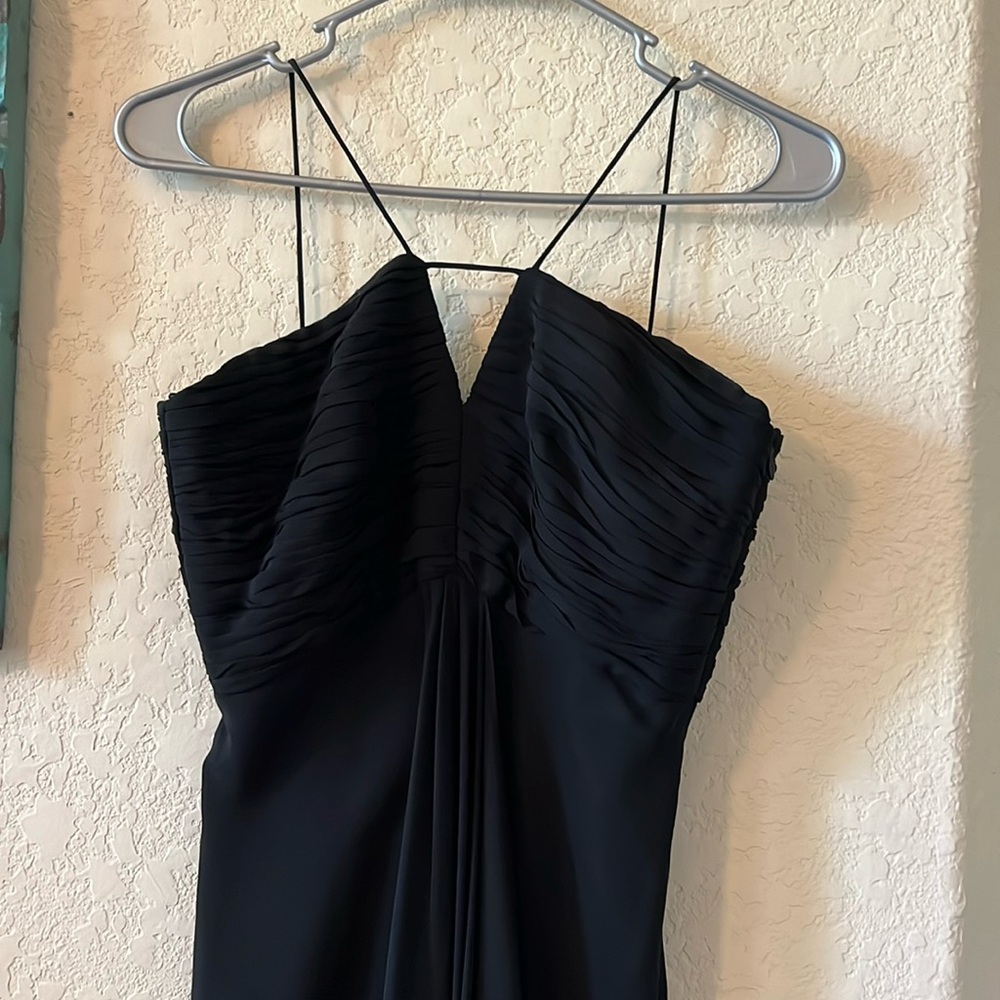 Hollywood lined chiffon gown